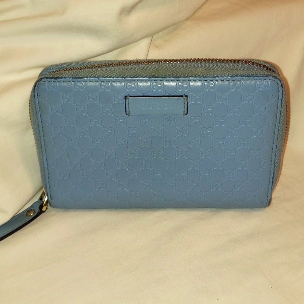 Authentic Gucci Micro Guccissima Small Zippy Wallet Organizer - Picture 1 of 10